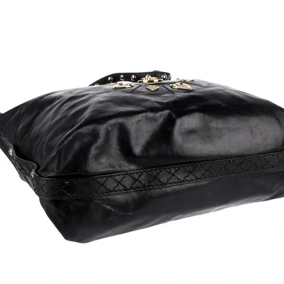 Beautiful Ex large Black Irina Babushka Leather Tote - Picture 6 of 17